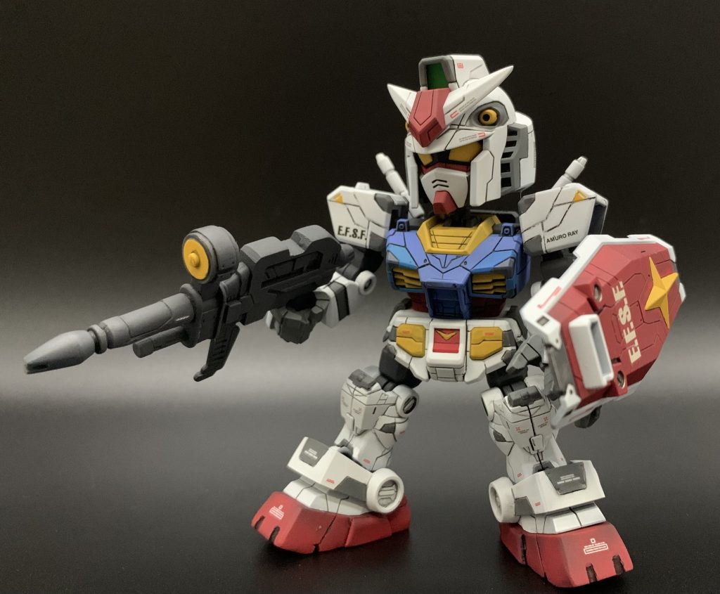  SD、2体目がガンダム。