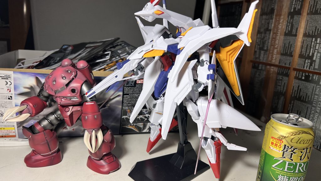 素組み、比較、MGズゴックとの