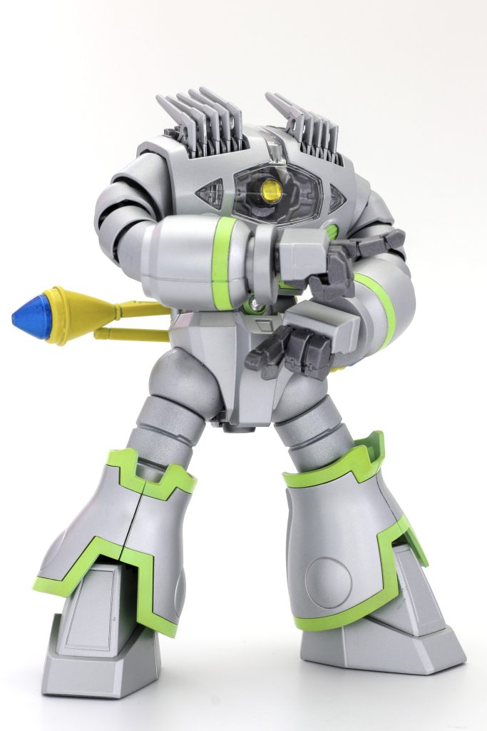 ゼロワンと言えばのポーズ腕を前でクロスさせるために腕を1パーツ分増やして延長してます人差し指を伸ばした拳は握り拳をプラ材と組み合わせて自作してます