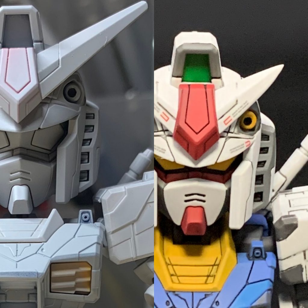  SD感が強いので、角を短く。