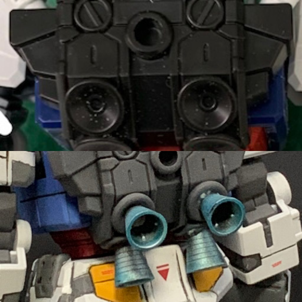 ザク共に、ブースターを追加。