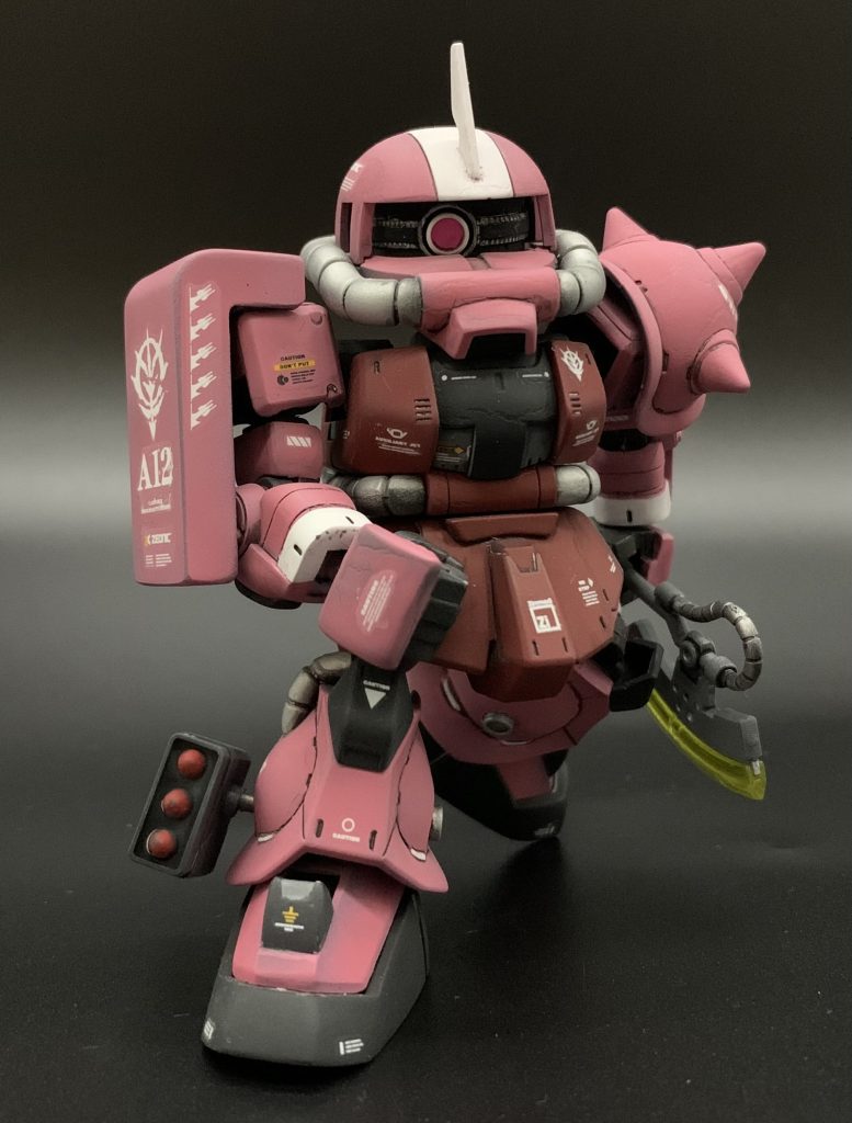 ミサイルポッドは磁石で取り外し式にしました。