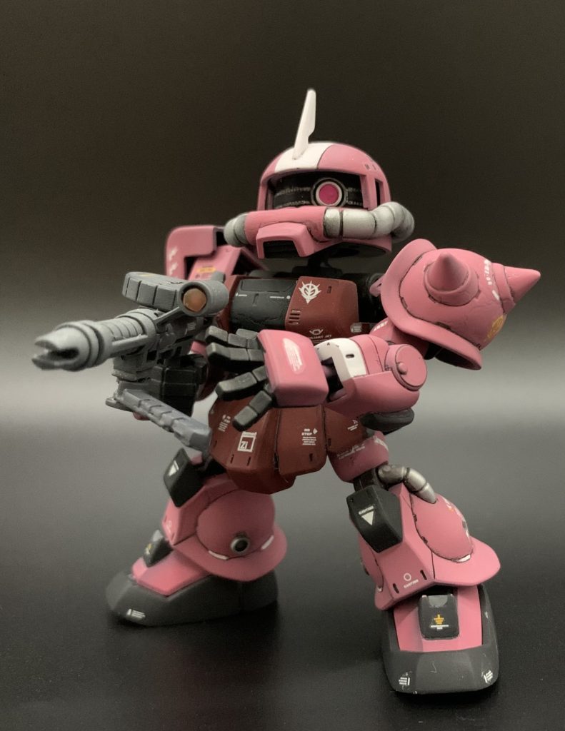 初めて作った SDがこのシャアザク。