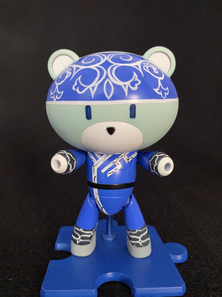 マタンプシ(鉢巻き)の文様が複雑で大変でした。