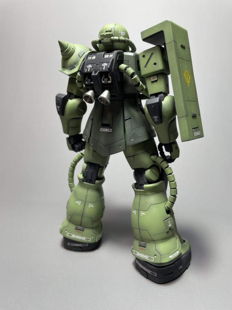 バックビューパックパックはFGのものに変えています。ほぼ無改造で付けれるのほんとすごい・・・バーニアにメタルパーツを初めて使ってみました。なかなかかっこいいからこれからガンガン使っていこうかな