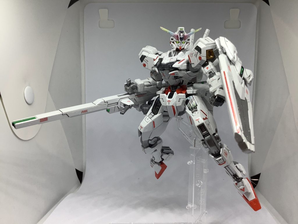 バリアブルロッドライフルも長くて迫力満点。しかも両手持ちもできてなかなかすごいです。