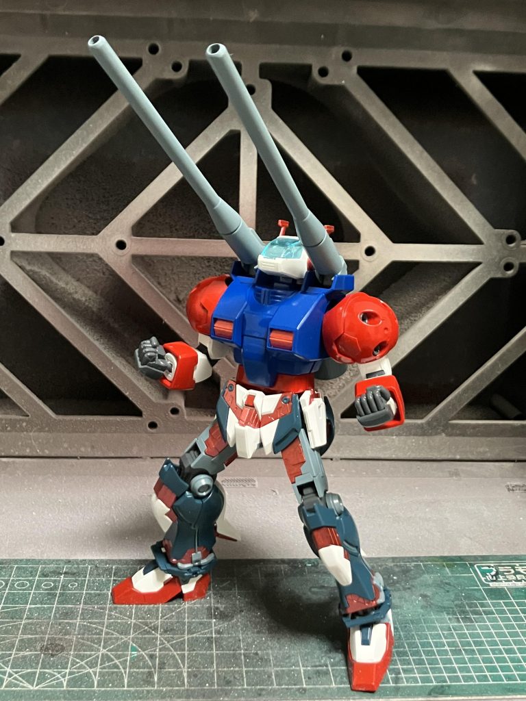 首を3mm延長した事で空中の敵を狙撃してる感じを大いに出す事が可能になりました。「必殺！アルティメットキャノン！」※ただのキャノン砲です。