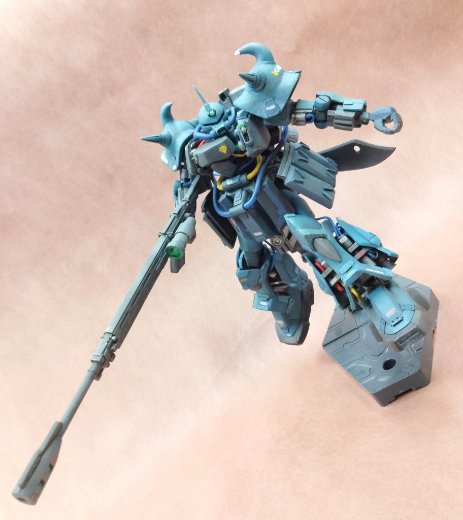 ORIGINザクの対艦ライフルもあります。ストックのみプラ材で加工しました。