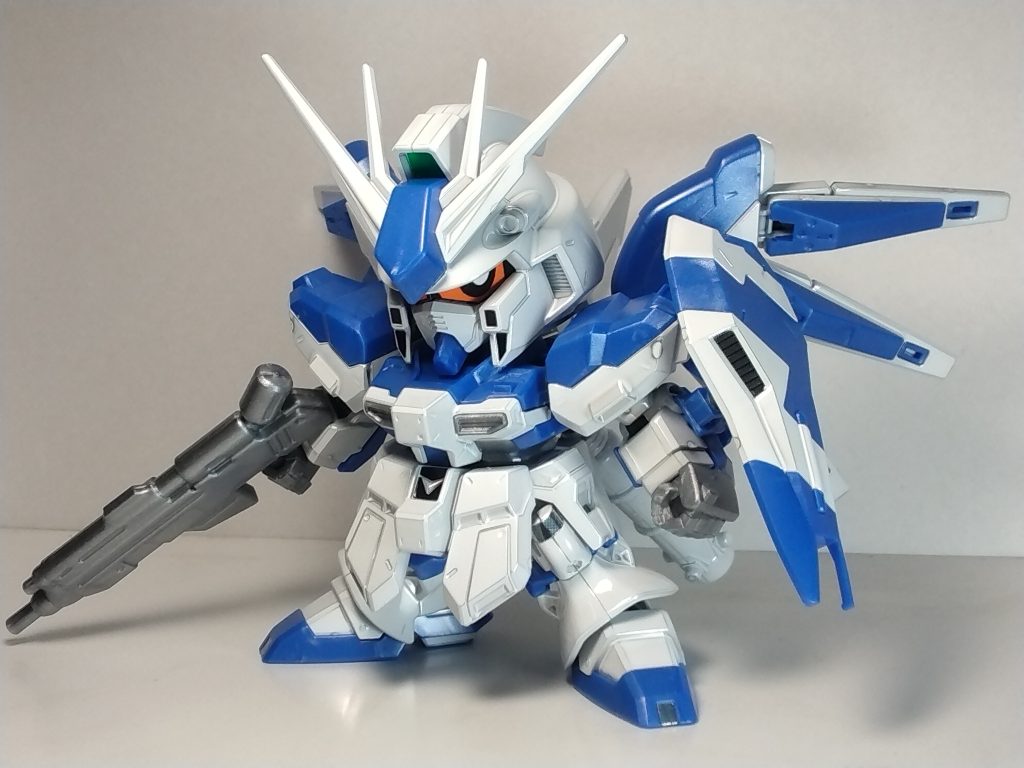 瞳シールのみいつもの自作品を貼った状態のテストショット。スペシャルコーティングのキットを初めて触りましたが、ツルツルのテッカテカで素晴らしいですね✨