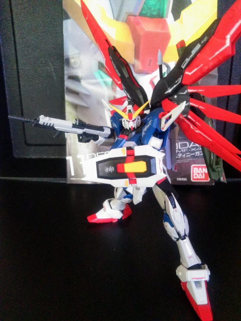 では、心機一転! 再出発の第一投稿と成ればこの子を置いて他になし!😁 自分が「世界で一番大好きなガンダム。デスティニーと相成ります😤」又かと、お思いでしょうがお察し下さい😏