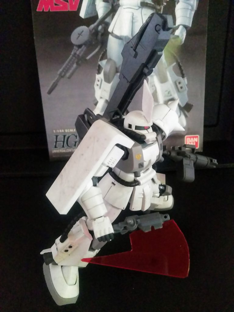 試験運用中の『ビームトマホーク』を装備😲