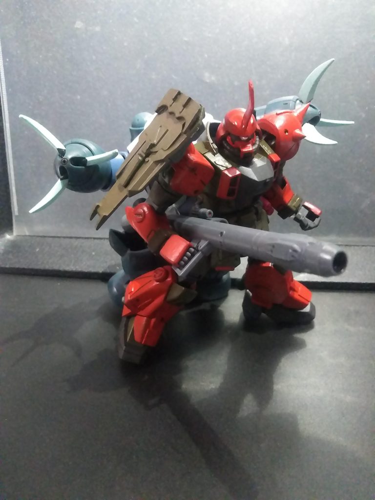 ハイ。換装　　　　　　　　　　　　　　       もぅ、見たまんまですね🤣　                           『ズゴック・ウィザード』 