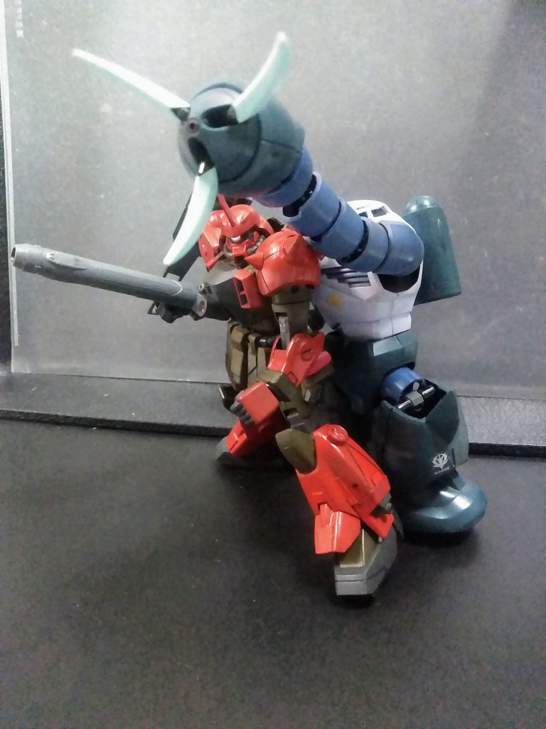 無限に伸びる『クロー アーム』　　　　　　　　　　　　　　　　　　当然 腕内ビーム砲は使用可能🧐　　　　　　　　　　　　　　　頭部ミサイルも同様です🤗