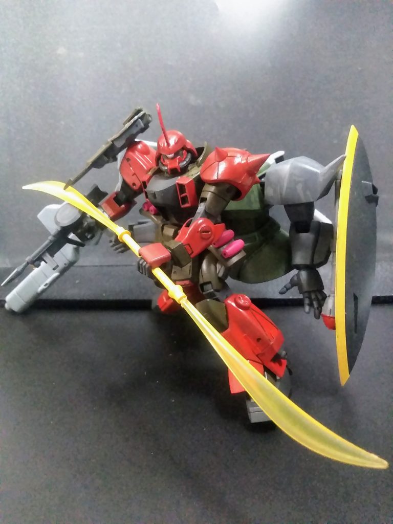 ｢ゲルググ｣と云ったら｢ビーム ナギナタ｣　　　　初見の時よりこの武器、色々謎だなぁ❓と感じています🙄