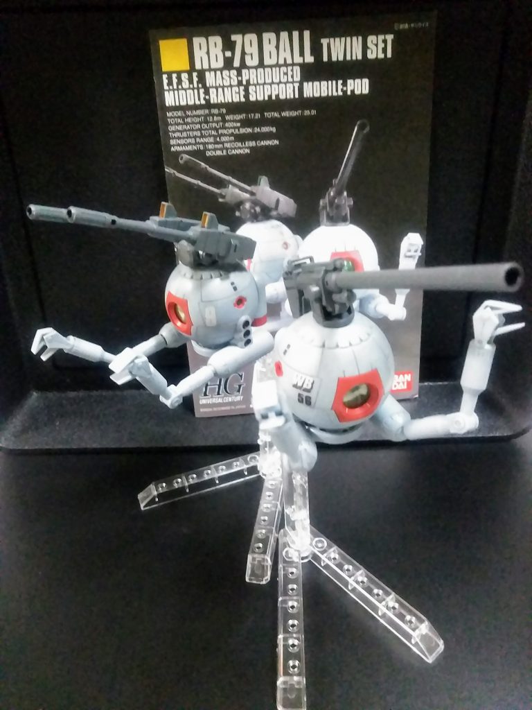 イヤァ、それにしても『ボールのキット』は素晴らしいですね😆　　　　　　　　　　　　　サクッと組めてこのクオリティー😁 しかも二個セット💖 更にリーズナブル😭 あっ！2010年発売だそうです🤗