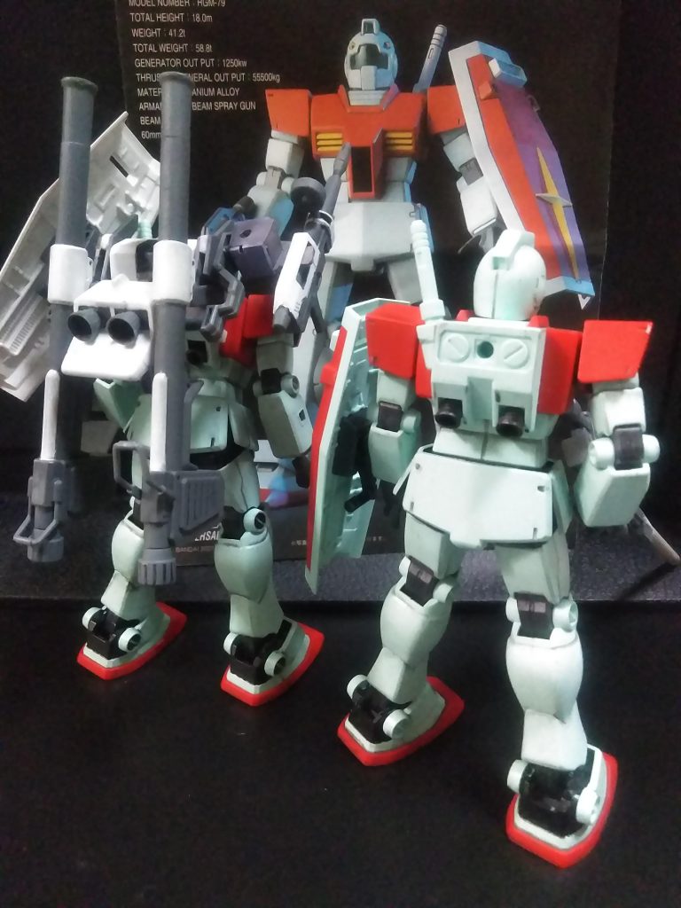 まぁ、コチラも『ボール』と同じでパチ組簡単ウェザリングの『ヤッツケ仕事』と相成ります😆