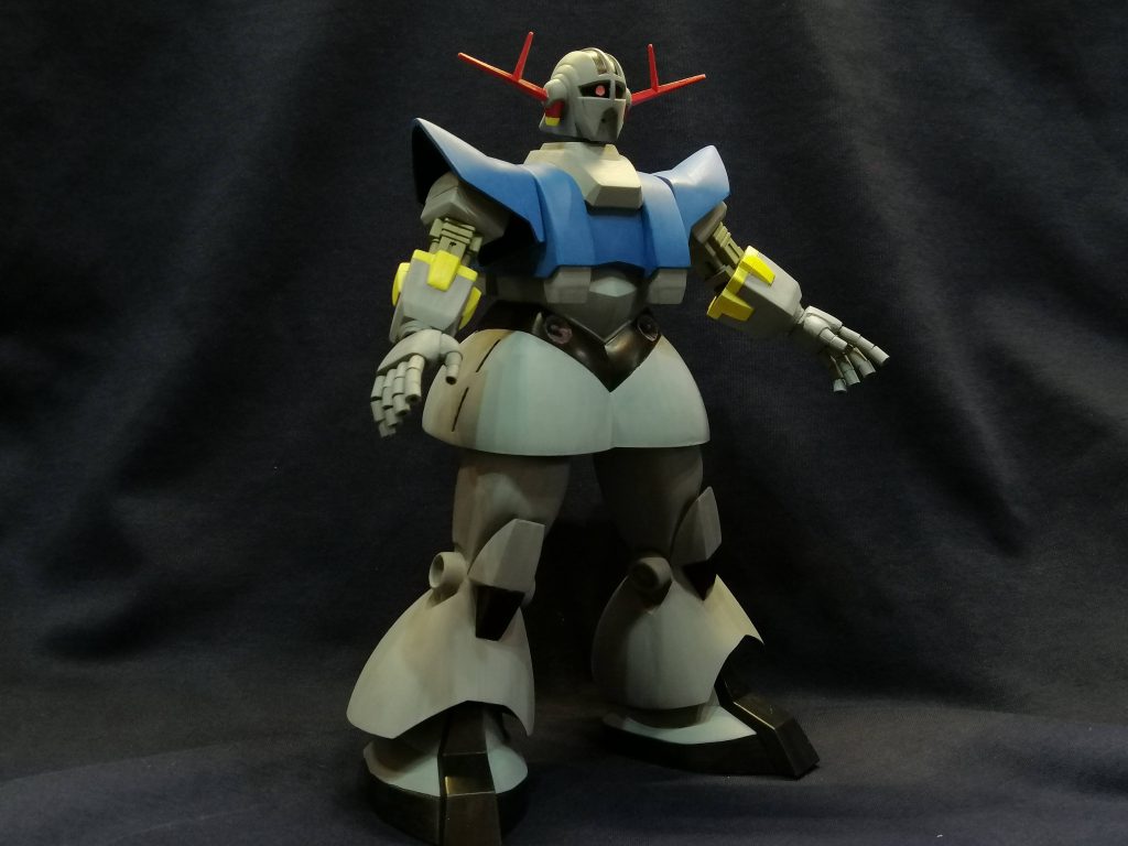 首と股関節・足首にWAVEのボールジョイントBJ-03/06を使用、ギリギリ自立します😂