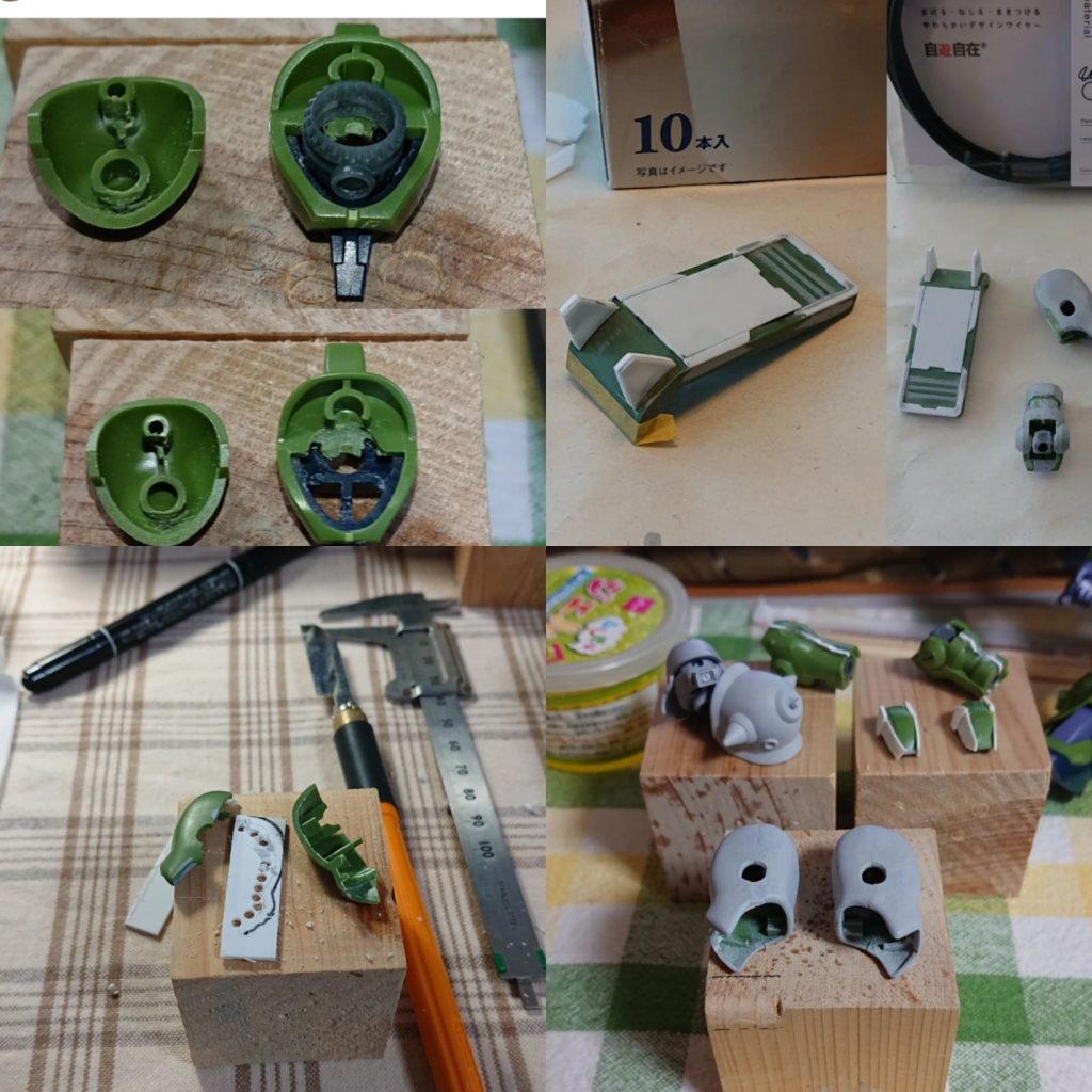 モノアイのレールは再生工場さんのパーツですよ！