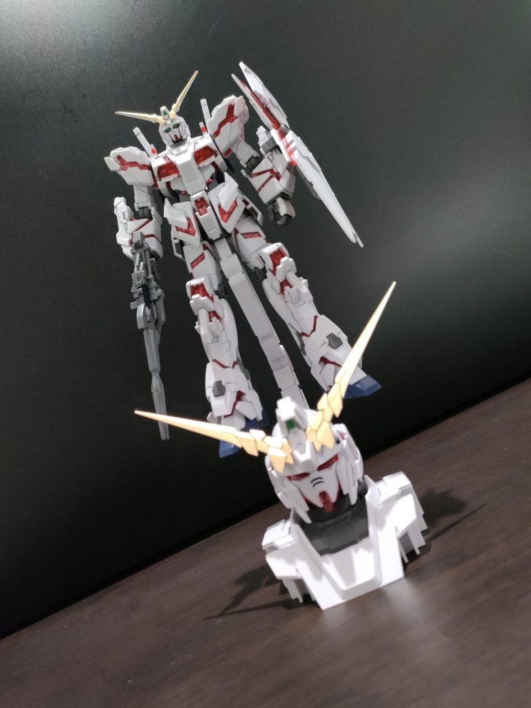 ユニコーンヘッドonユニコーンどちらかにしかピント合わず…