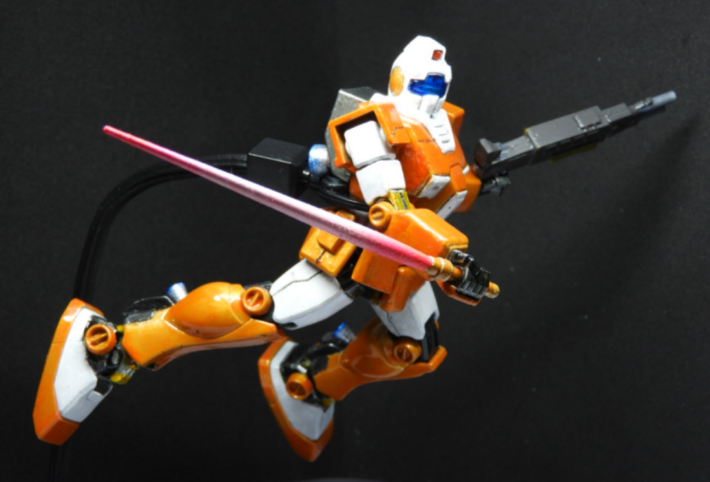 まだ始めたばかりなので上手く作れてたいですけど　ジムライトアーマーぽいのできましたぁ☺️