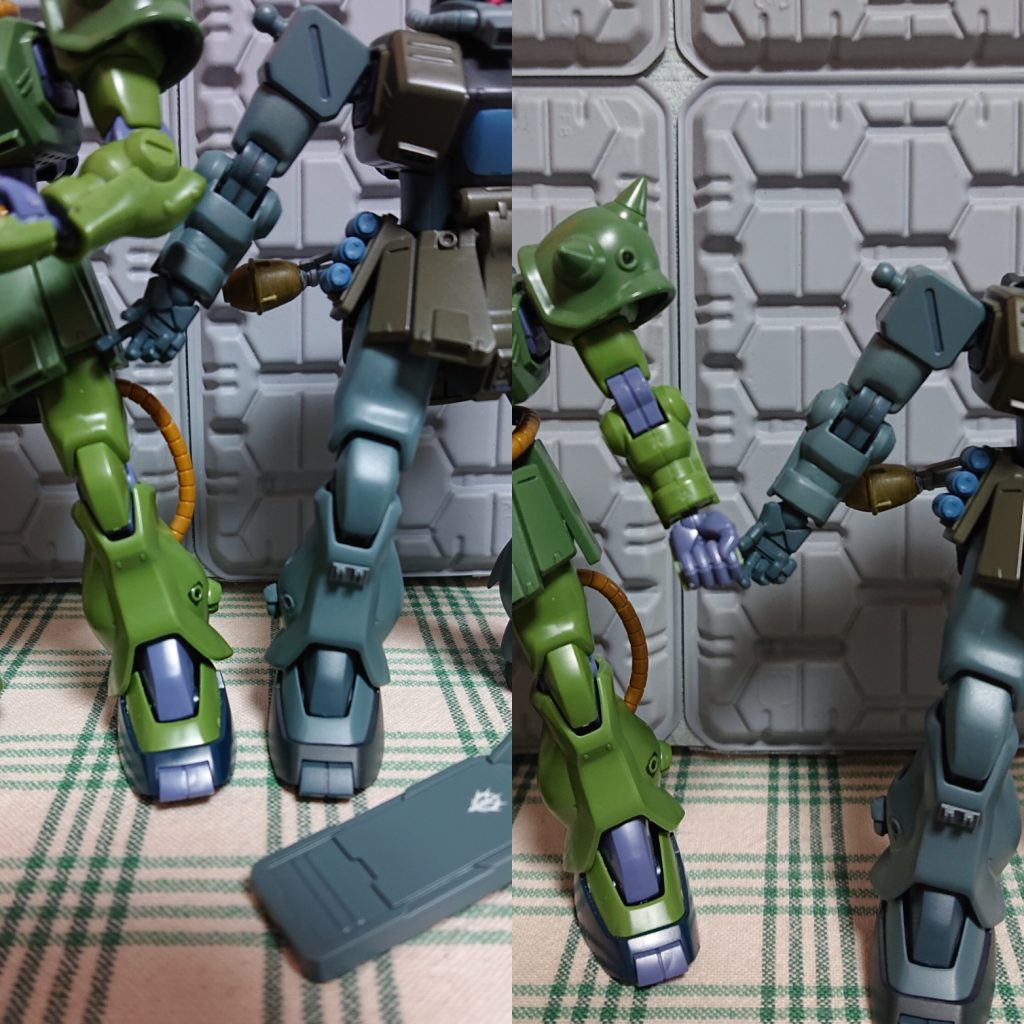 ポケ戦のザクⅡ改 ジャンク品中古をいじってます。–4枚目/制作者：坂の上の夏塚@funkfunkfunk3