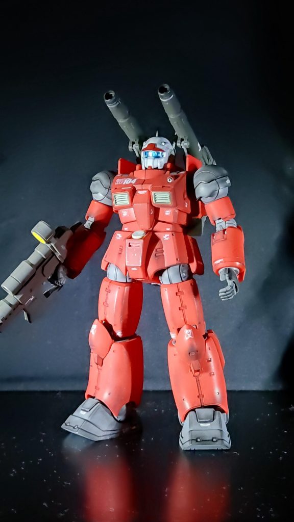 説明書風のポーズで。あ、左手が開いたままだった。