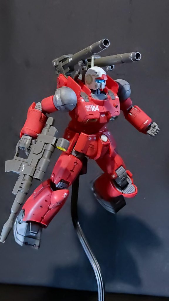 取扱説明書中のポーズを再現（なんか違う）なかなか同じ感じを出すのは難しいです。