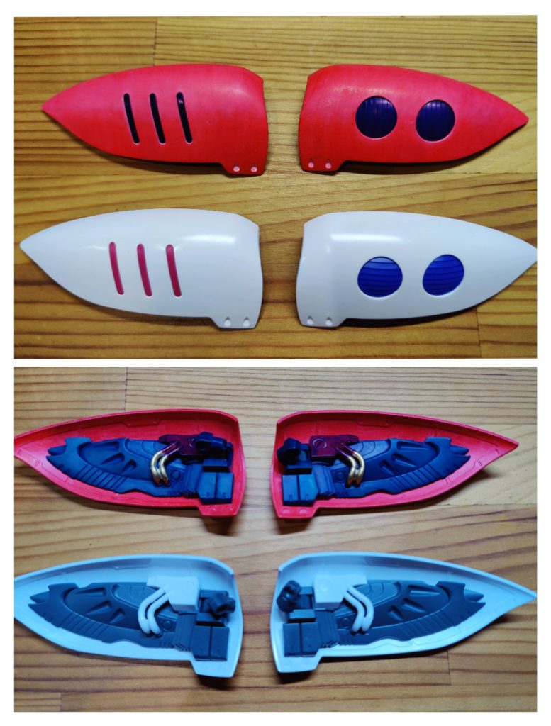 塗装前、塗装後。