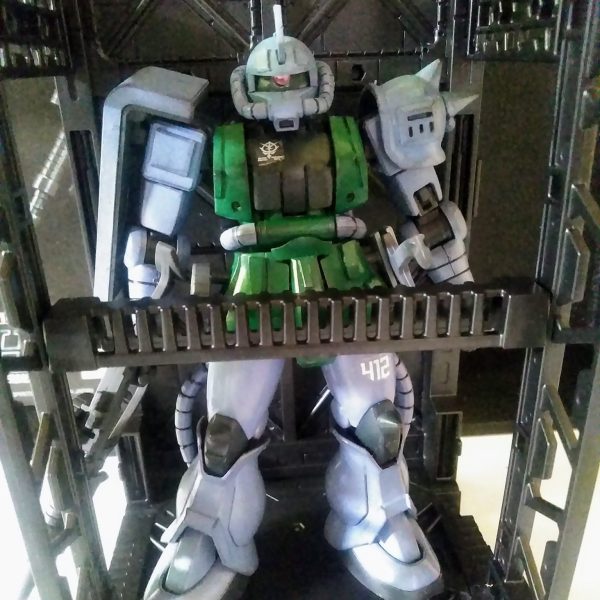 HG改造 ザクⅡ マリーネ《ポパ・イザセー・ラマン曹長搭乗機》