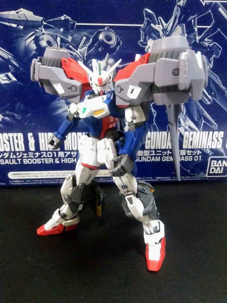 んで、「高機動ユニット」🧐 両肩の代物が大型なモノになりました。両脛はオンなじモノがくっ付きます✨😌✨