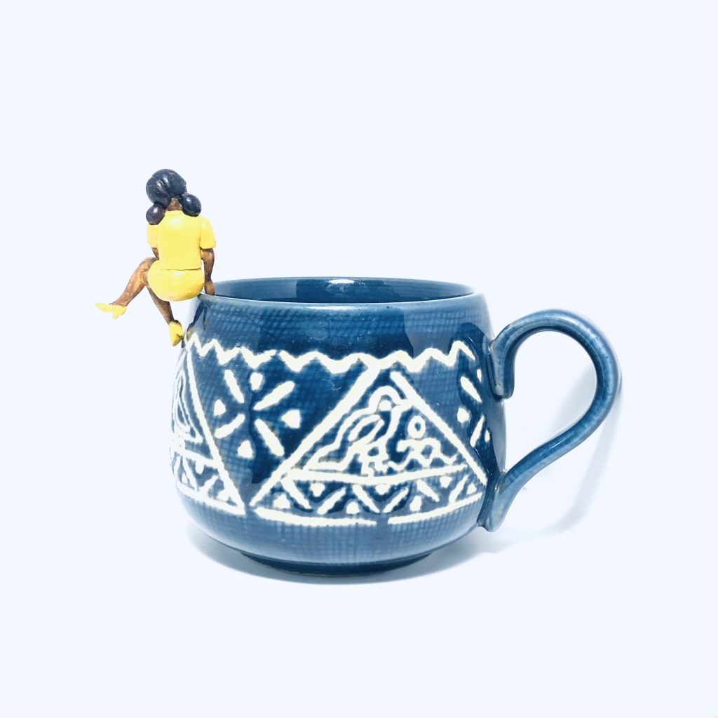 「ごめんなさい。避けられると思ったんだけど」（制作時間：1時間半）