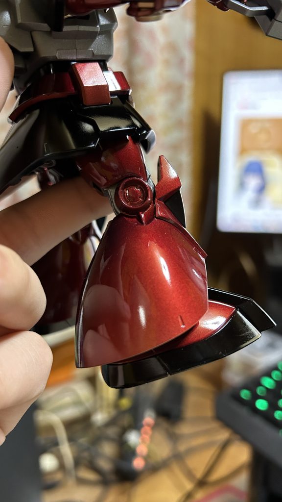 手が映り込むほどのツヤが出ました