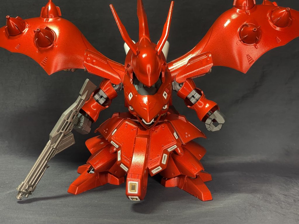 バーニア類は何回もマスキングで塗り分け