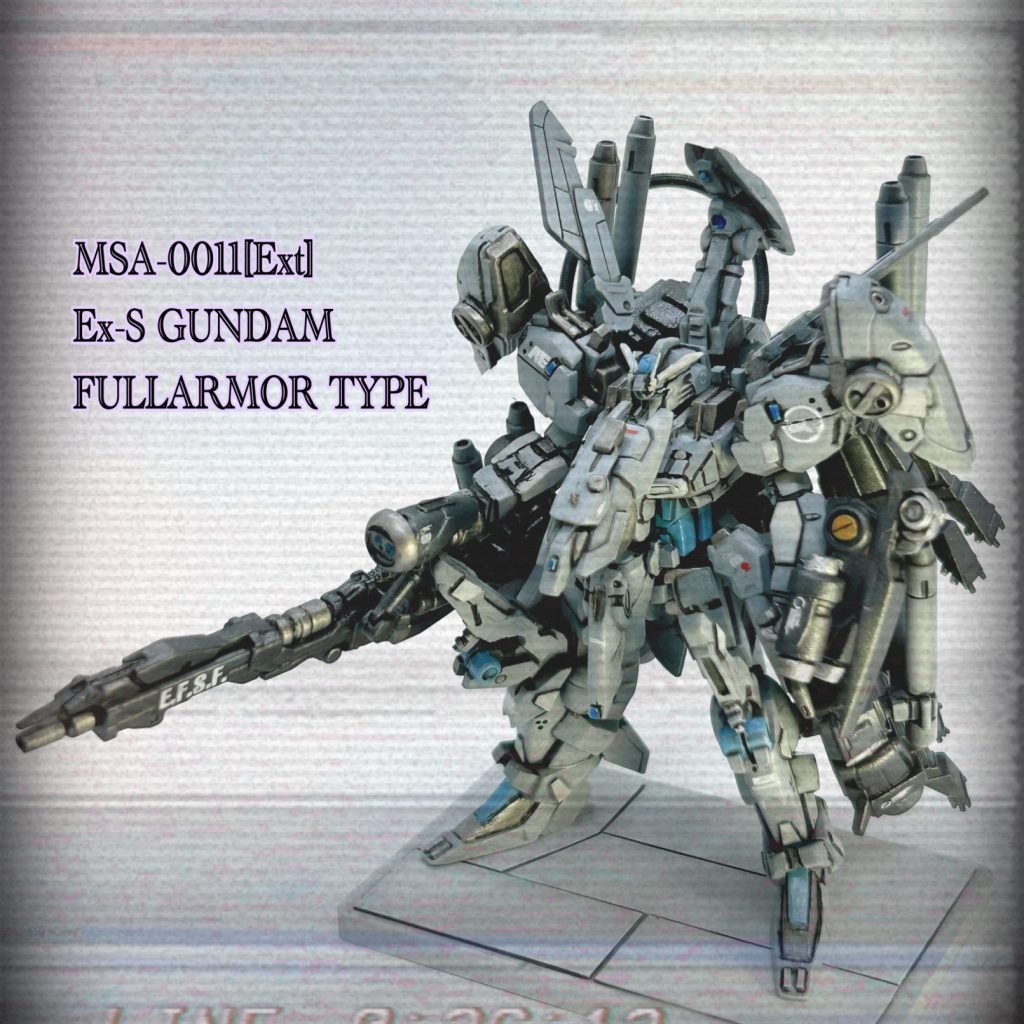 ガンダムアーティファクト Ex-Sガンダム｜@244さんのガンプラ作品｜GUNSTA（ガンスタ）