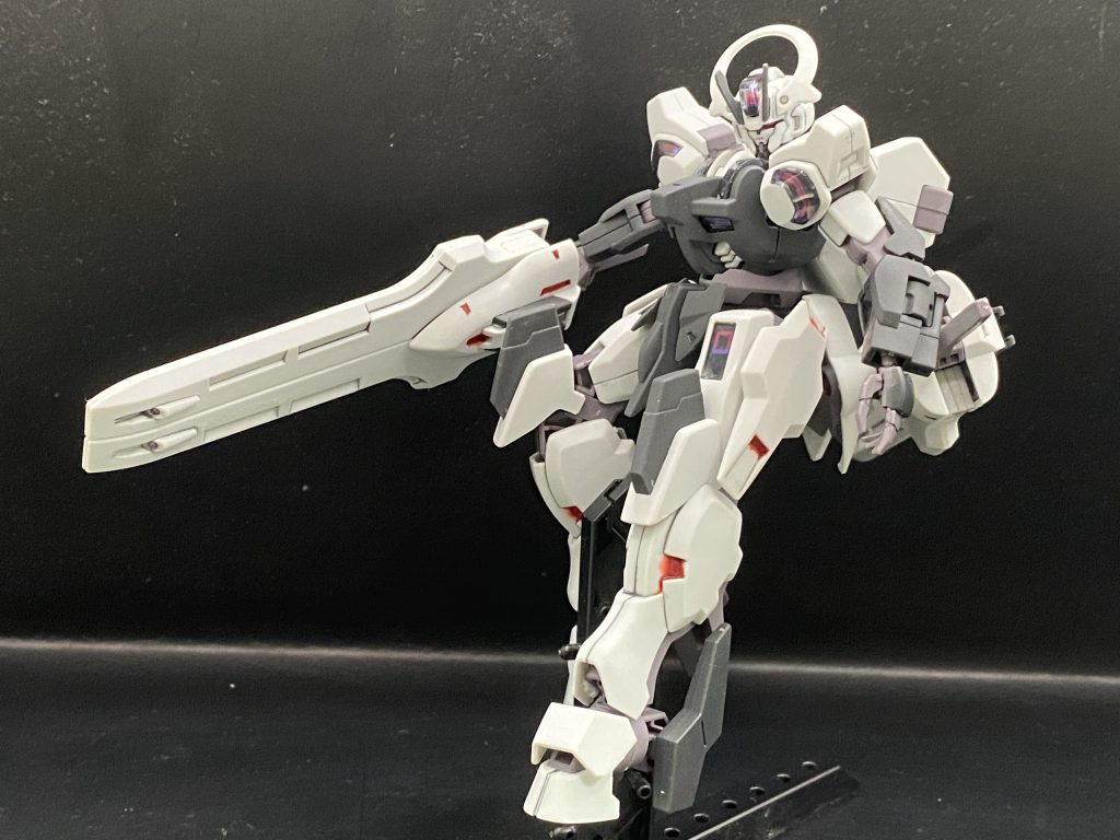 パッケージデザインっぽいポーズでパシャリガーディアンの片方は腰の方にマウントしました。