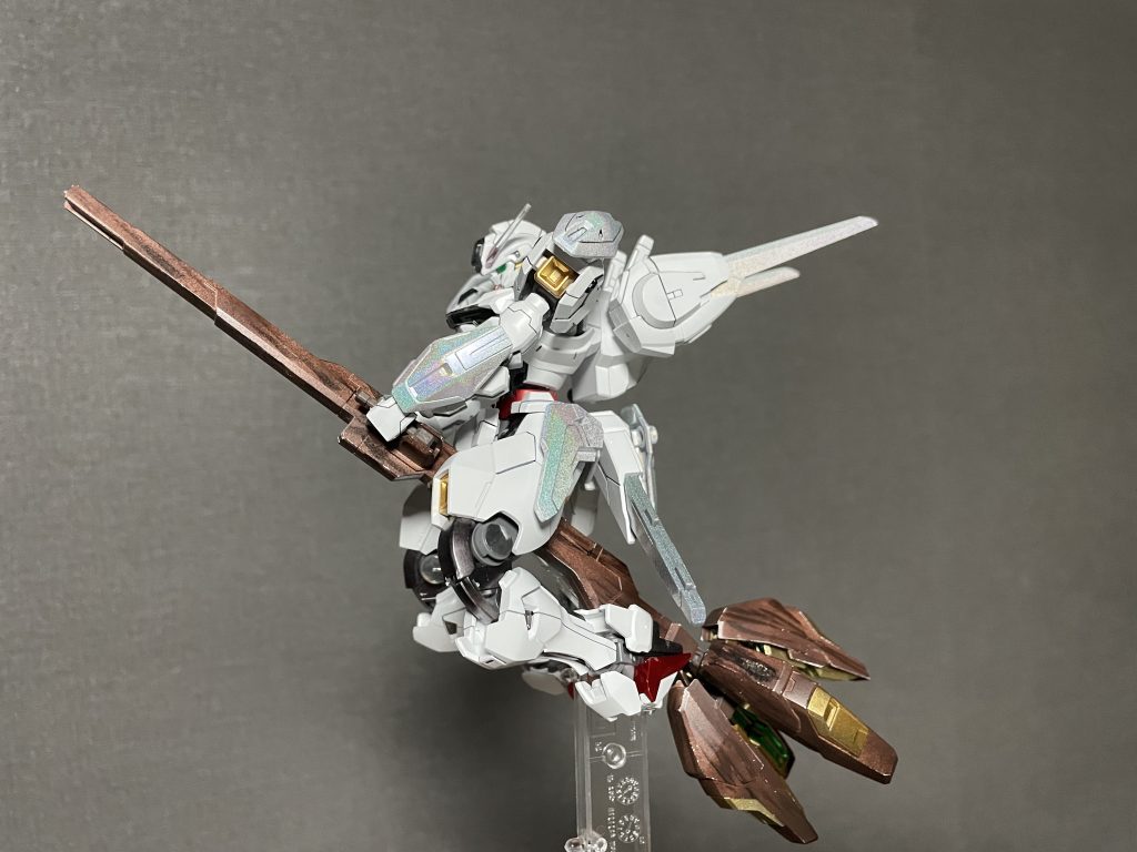 アニメでキャリバーンの武器が箒型とわかった時からイメージしてた完成形です。