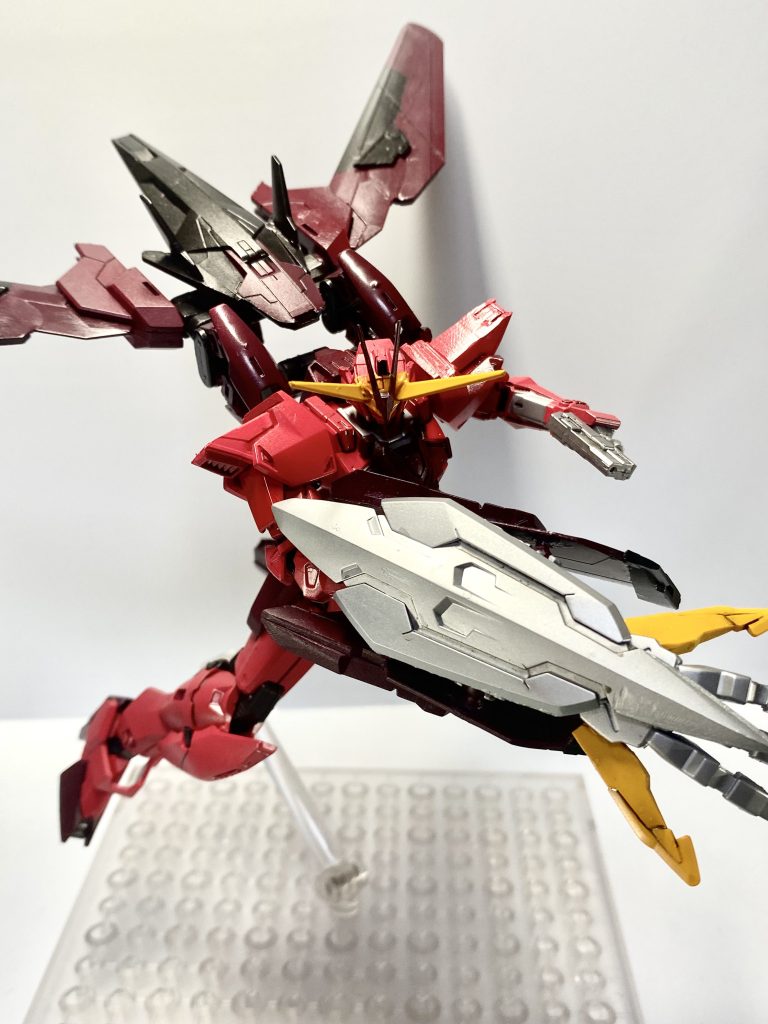 攻盾システム「トリケロス改」はエクシアの盾を使用しました。