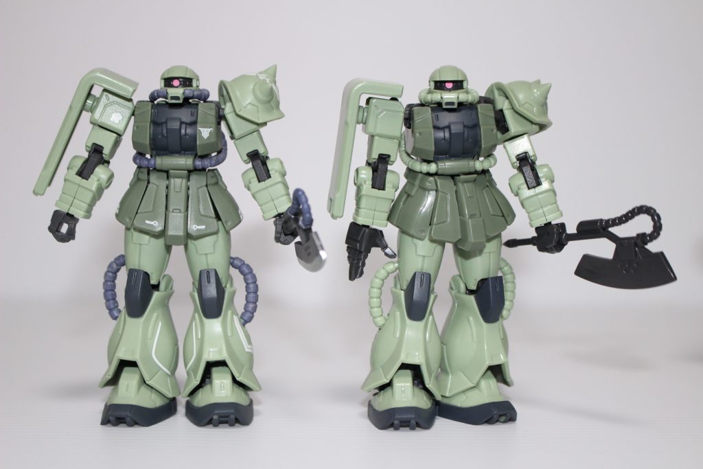 無塗装比較。これだけでも惚れる