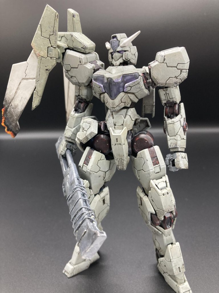 天使モード。胸の辺りの発光を筆塗りで表現したかったですが、曇ってわからなくなり・・(ToT)