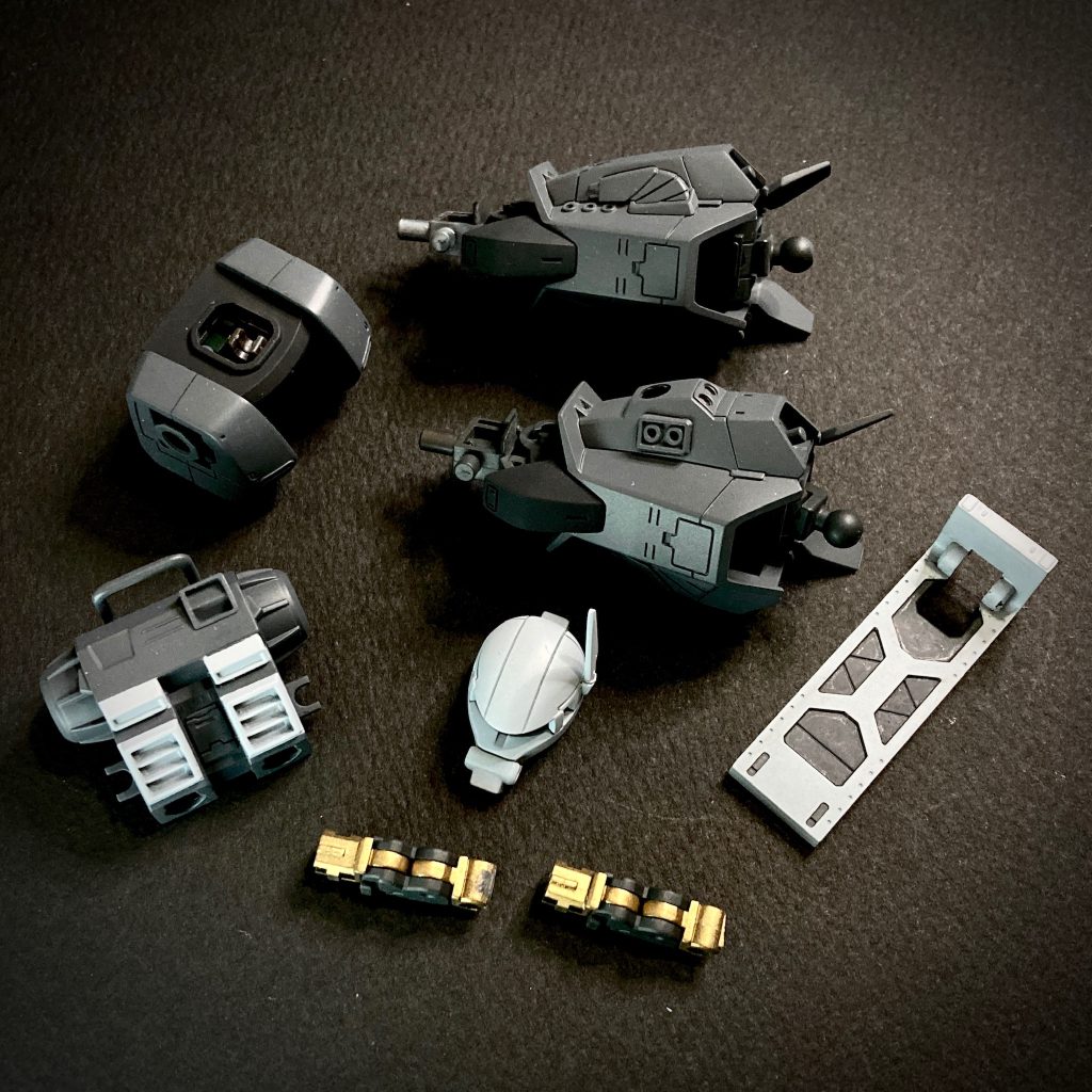 塗装は全てアクリルエマルジョン塗料のファレホを使いました。