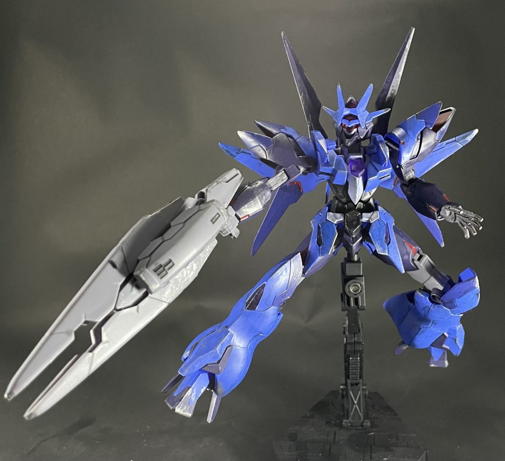 ドライブラシかけることで、エッジを際立たせてみました！