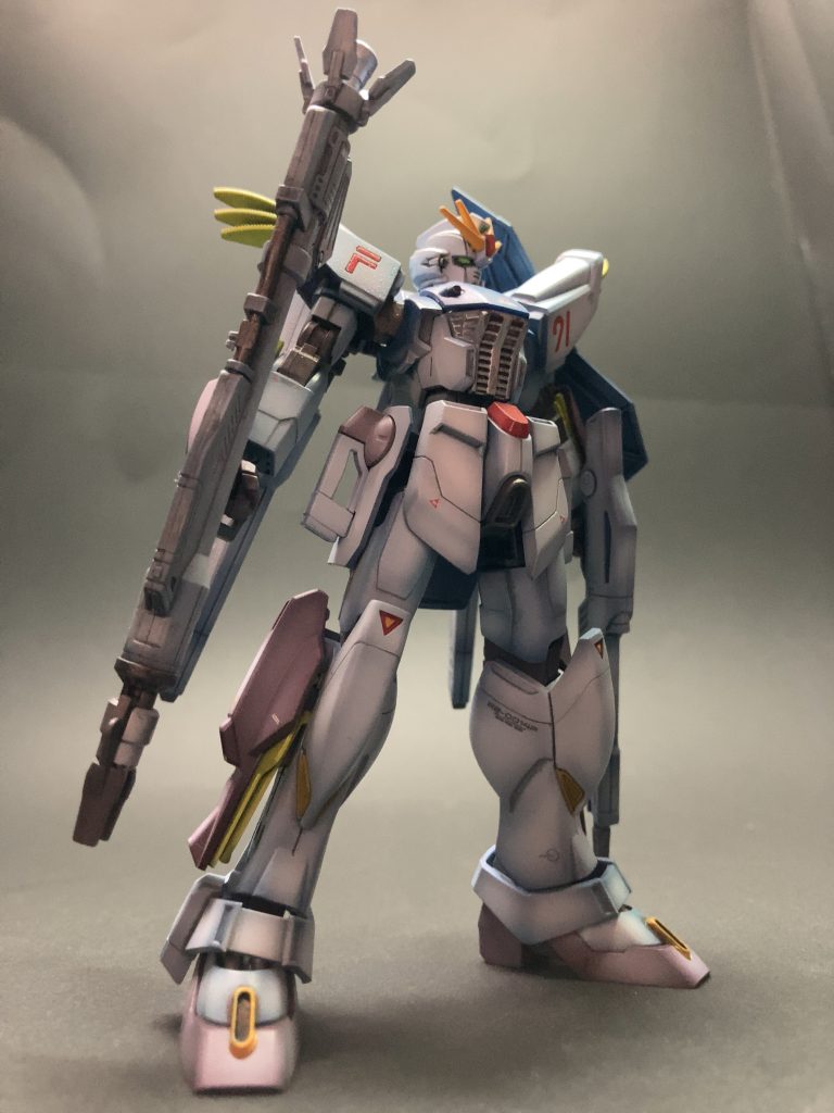 差し替えのみの簡単ミキシングで、シンプルな強化型F91といったイメージになった気がしてます。