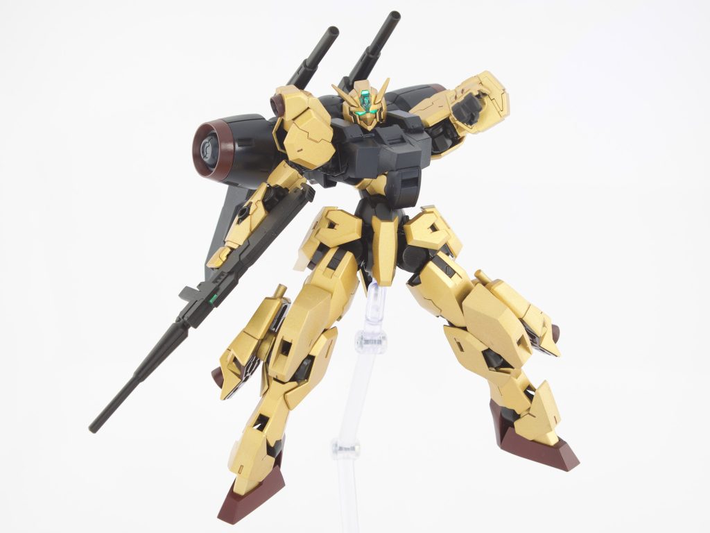 左腕にはガントレット風にしたデミバーディングの腕を取り付けているので、いつでも生意気なスペーシアンを粛清することができます。