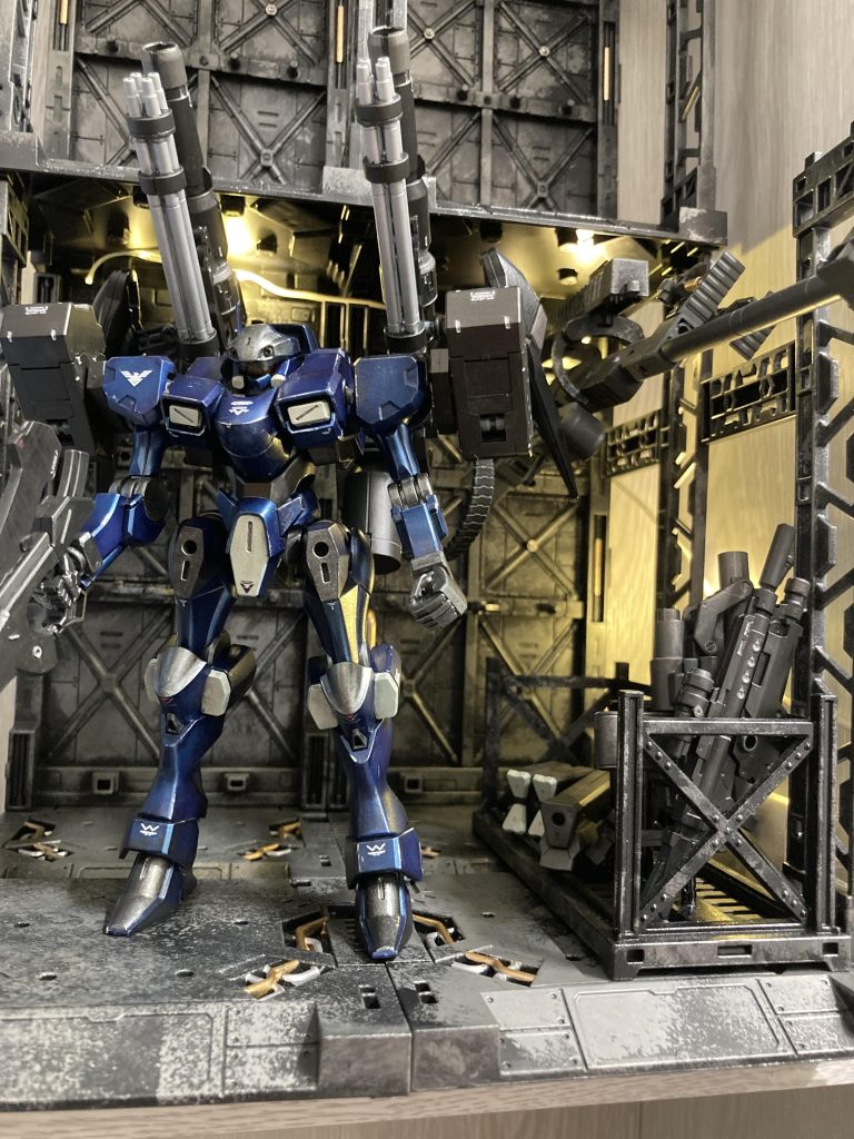 各武器をアセンも出来、付け替える楽しみがあり過ぎます。次のキットを組むのを妨げてます。