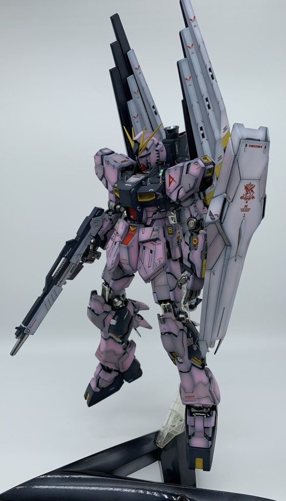 フィンファンネルがポロポロ取れるし左に傾くのでダブルフィンファンネル仕様にしました。