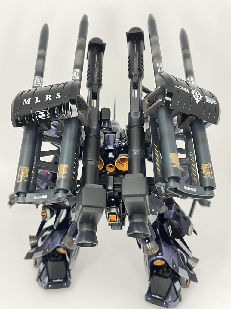 てんこ盛りのバックショットミサイルが燃えるので攻撃地点まではバーニアは弱火で使用w