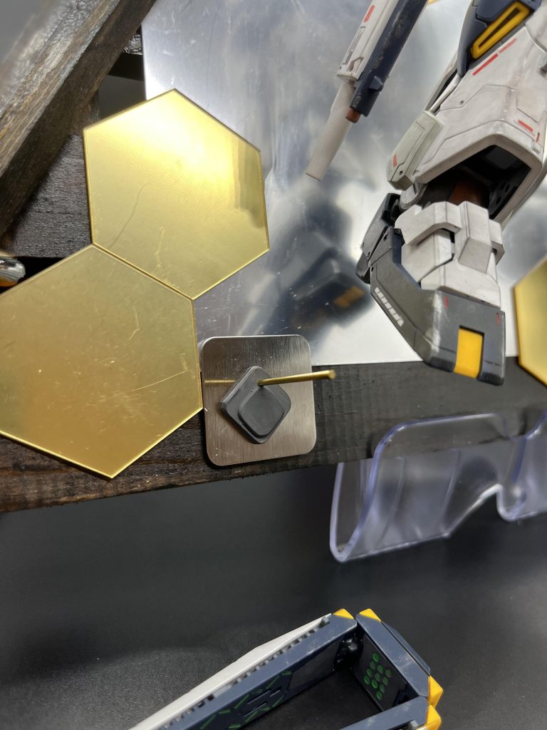 MG 1/100 νガンダム Ver.ka【自作台座】–5枚目/制作者：すずけん（LMとーちゃん）