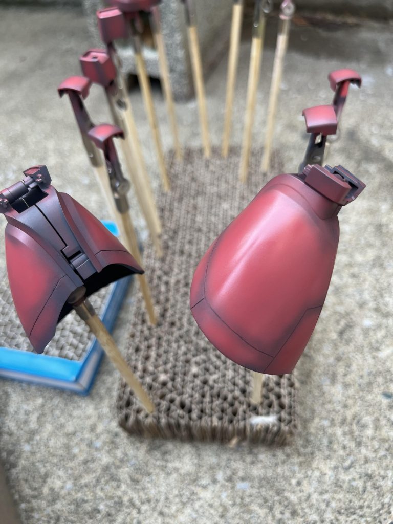 初めてのグラデーション…加減が難しいですね。