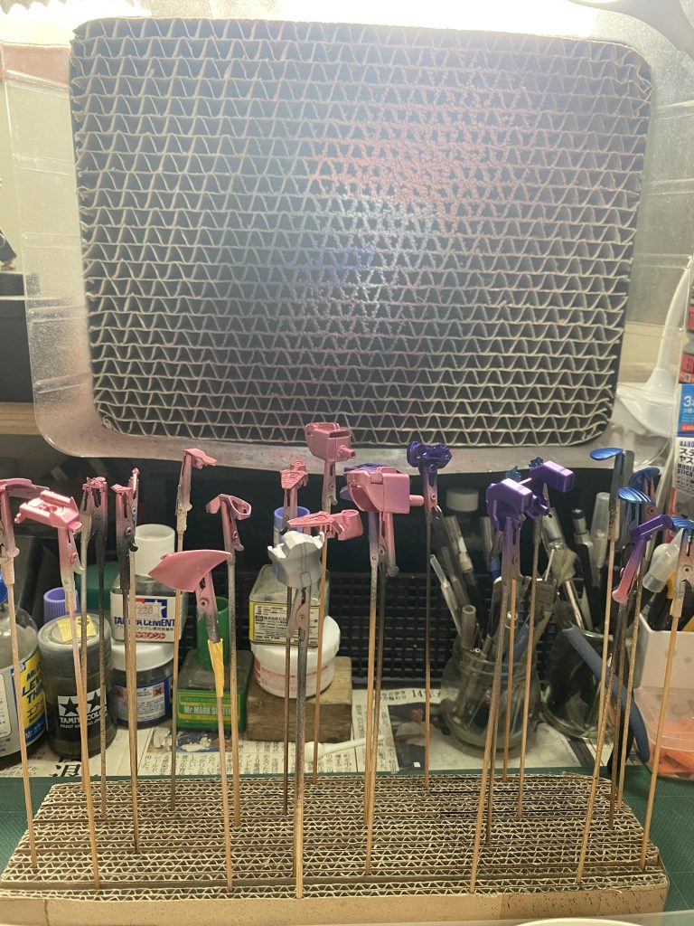 メタリック塗装!