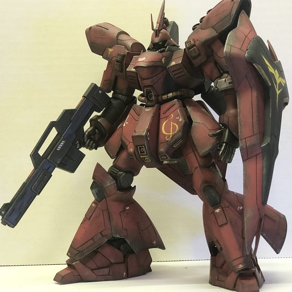 HGサザビー　アクリジョン筆塗り